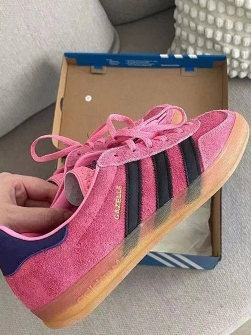 New Adidas Rose Pink Sneaker Women Shoes - Picture 2 of 4